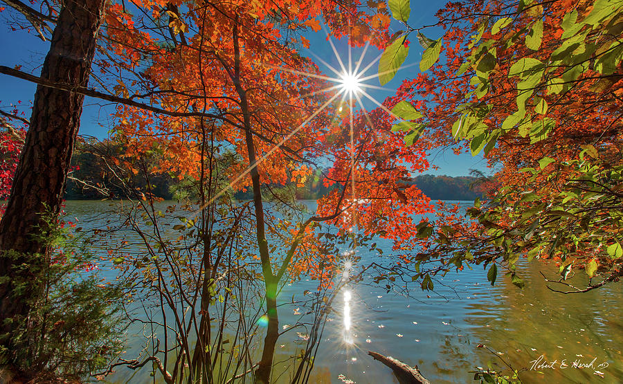 Sunburst Lake Photograph by Robert Hersh