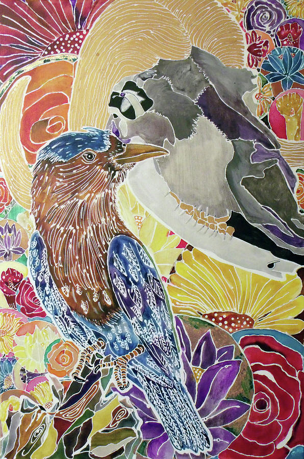 Bird Painting - Sundar by Lauren Moss