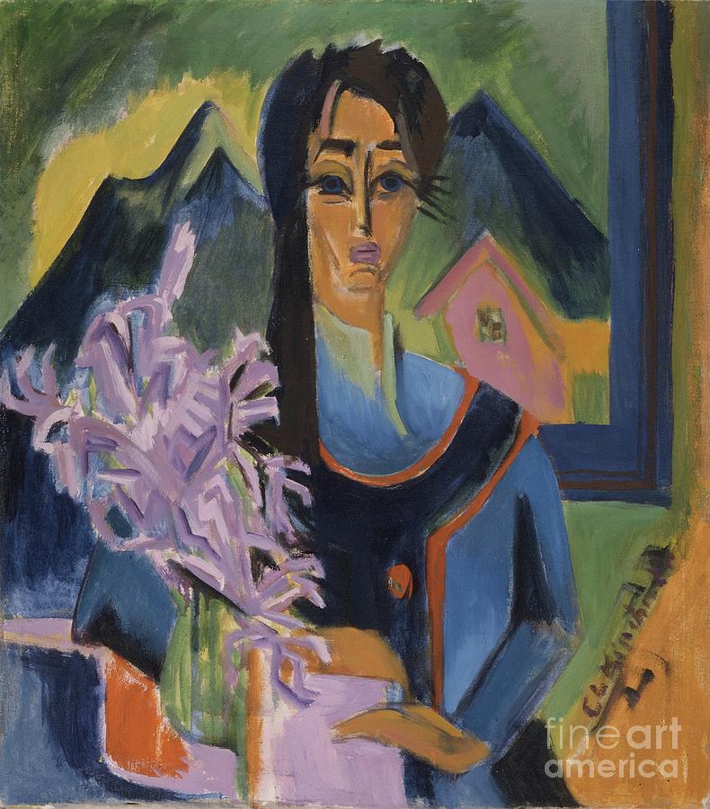 Sunday In The Alps, 1922 Painting by Ernst Ludwig Kirchner