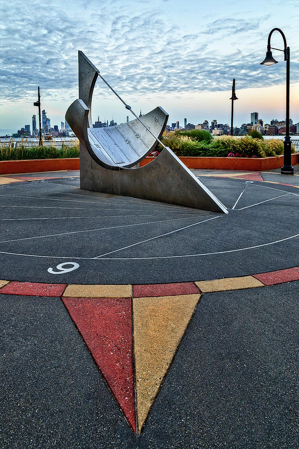 Sundial And  NYC Photograph by Susan Candelario