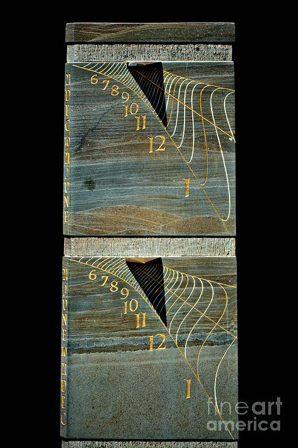 Unique Photograph - Sundial by Dr Keith Wheeler/science Photo Library
