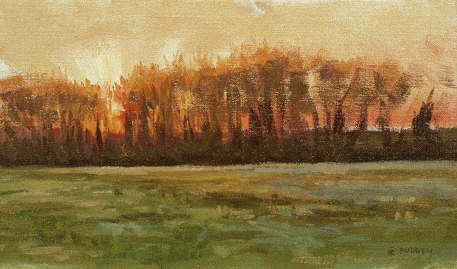 Sundown Painting by Michael Budden