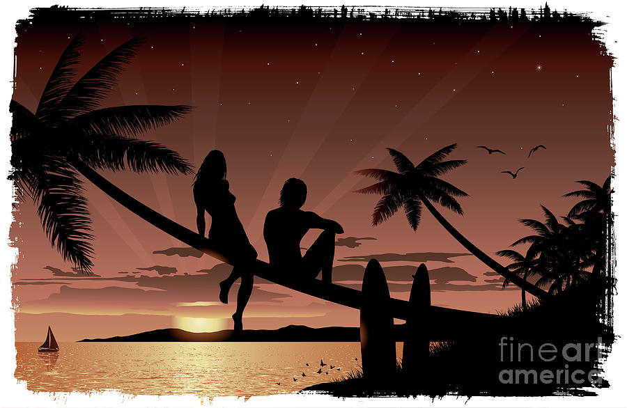 Sundown Digital Art by Wehrmann69 Sundown Digital Art by Wehrmann69