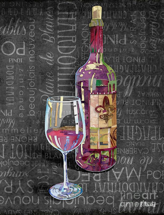 Wine Painting - Sundried Wine I by Paul Brent