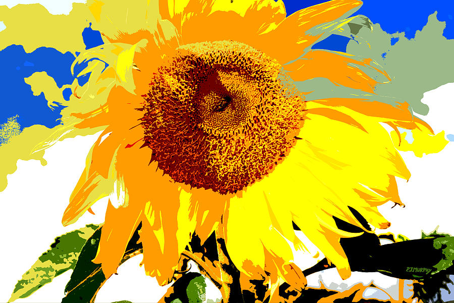 Sunflower 2 Mixed Media