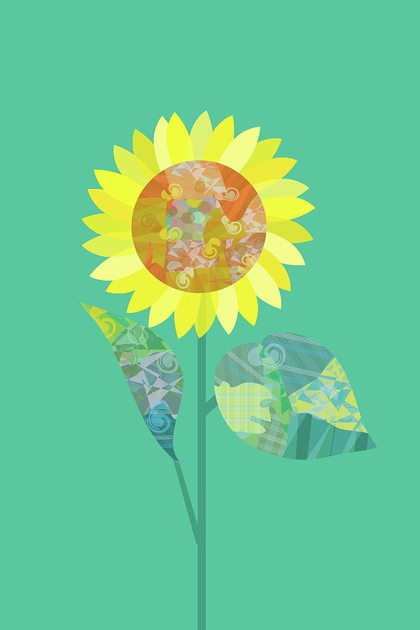 Sunflower Bloom Digital Art by Meg Takamura