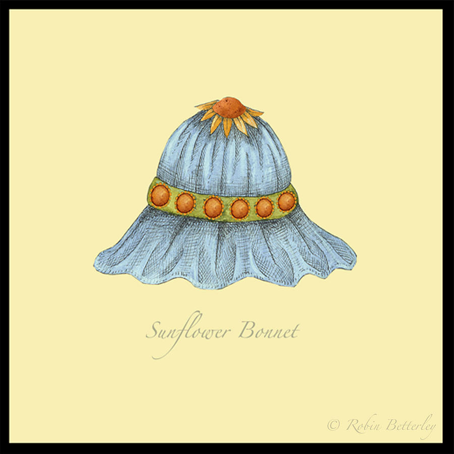 Sunflower Bonnet Painting by Robin Betterley
