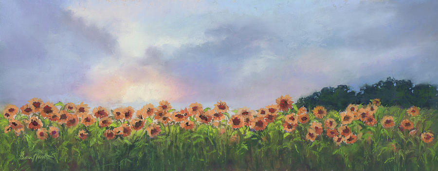 Sunflower Dance Pastel by Vikki Bouffard