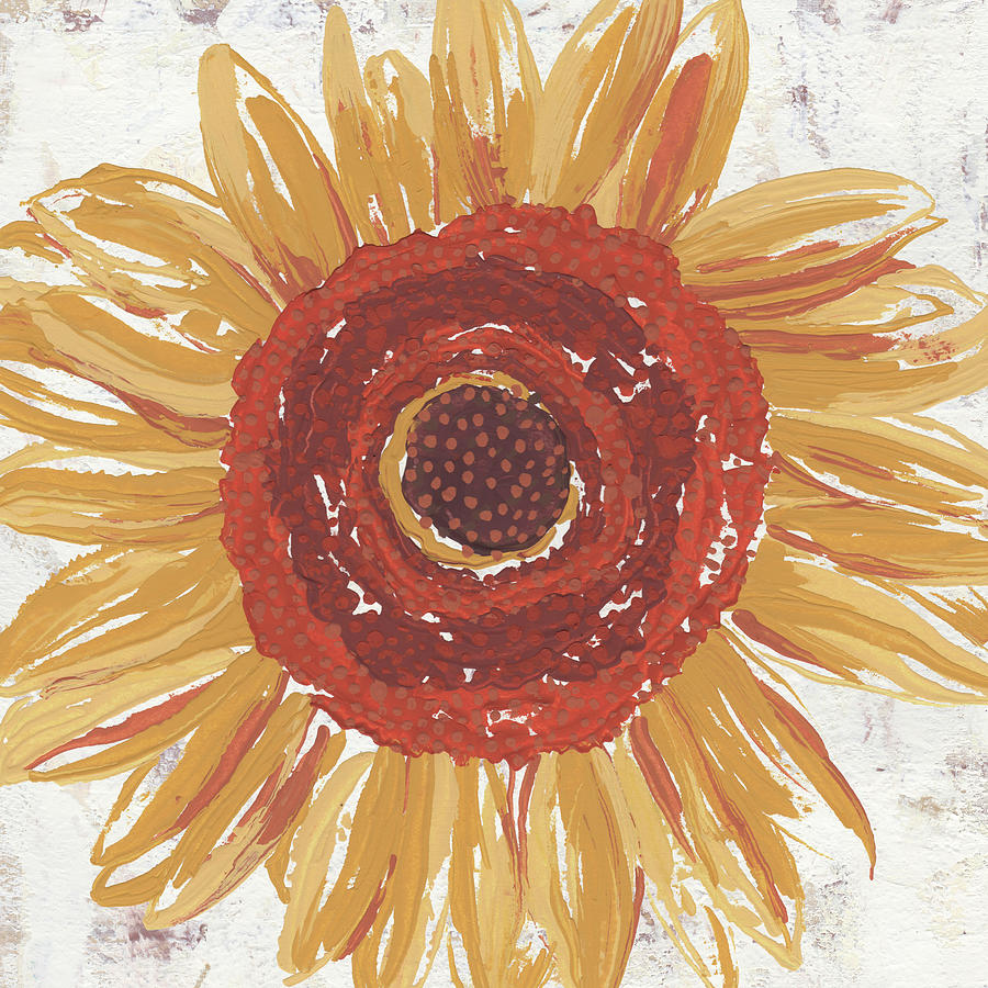 Sunflower I Painting by Nikita Coulombe
