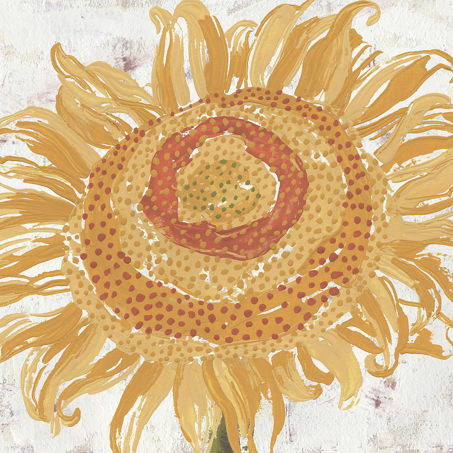 Sunflower II Painting by Nikita Coulombe