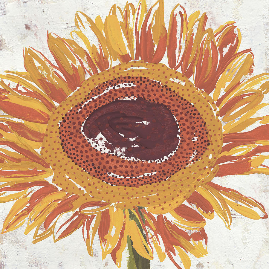 Sunflower III Painting by Nikita Coulombe