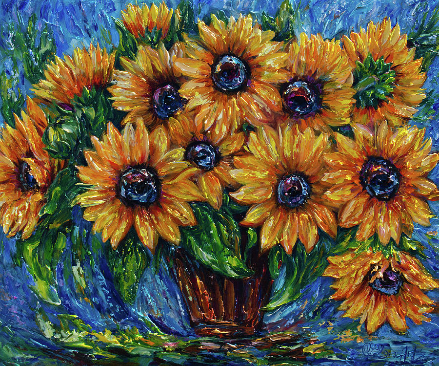 Sunflower Love by OLena Art by OLena Art - Lena Owens Sunflower Love by OLena Art by OLena Art - Lena Owens