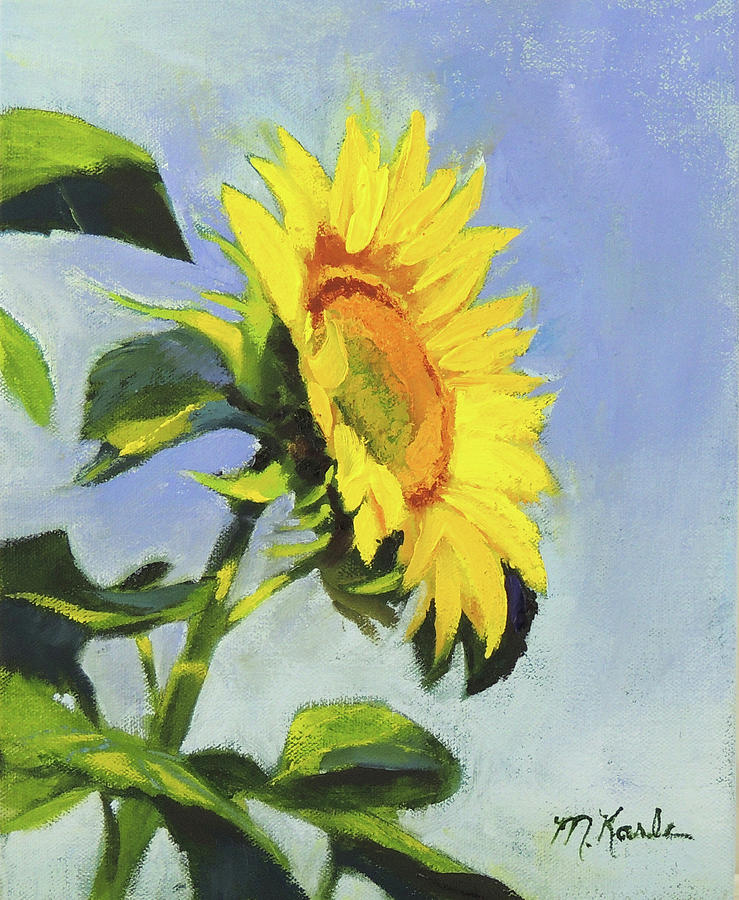 Sunflower Painting by Marsha Karle
