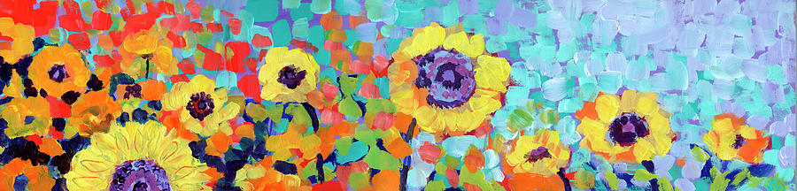 Sunflower Slice Painting