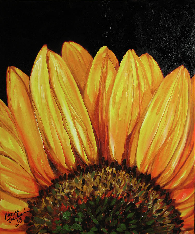 Sunflower Painting - Sunflower Sunflower by Marcia Baldwin