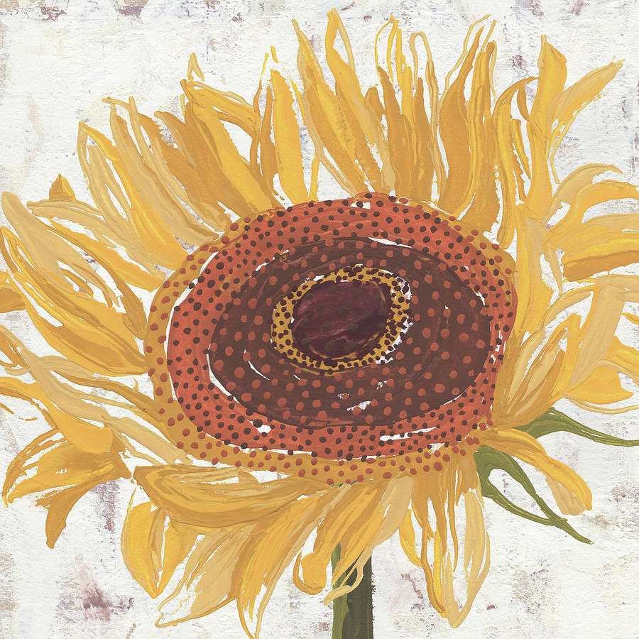 Sunflower V Painting by Nikita Coulombe