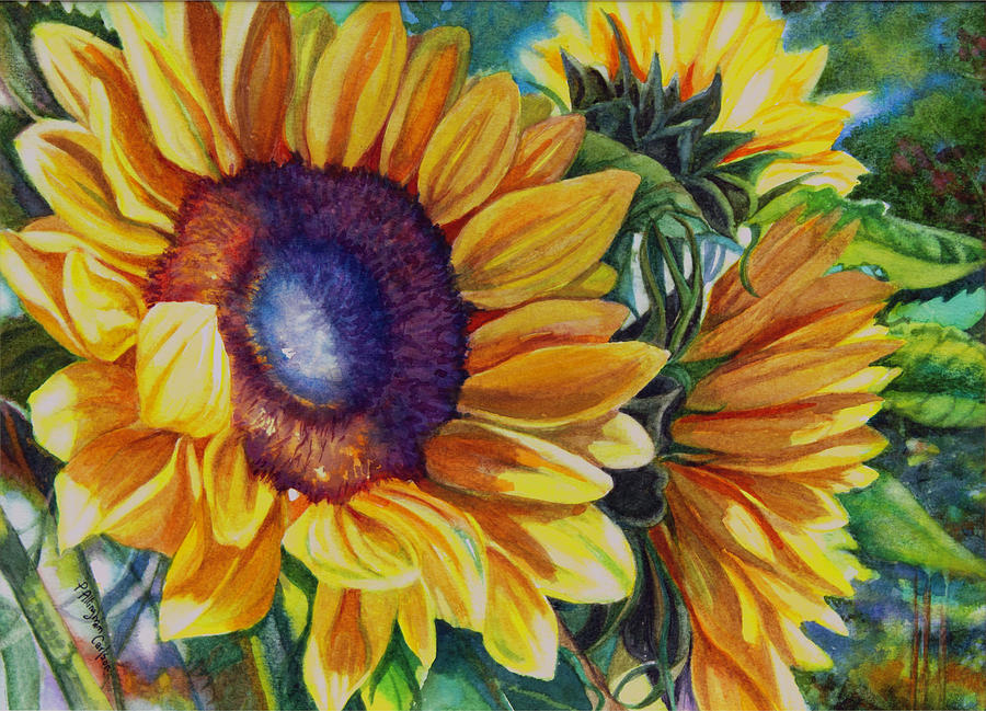 Sunflowers Iii Painting By Patricia Allingham Carlson - Fine Art America