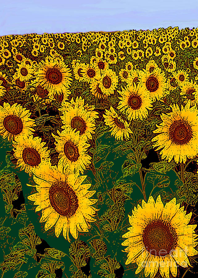 impressionism art sunflower