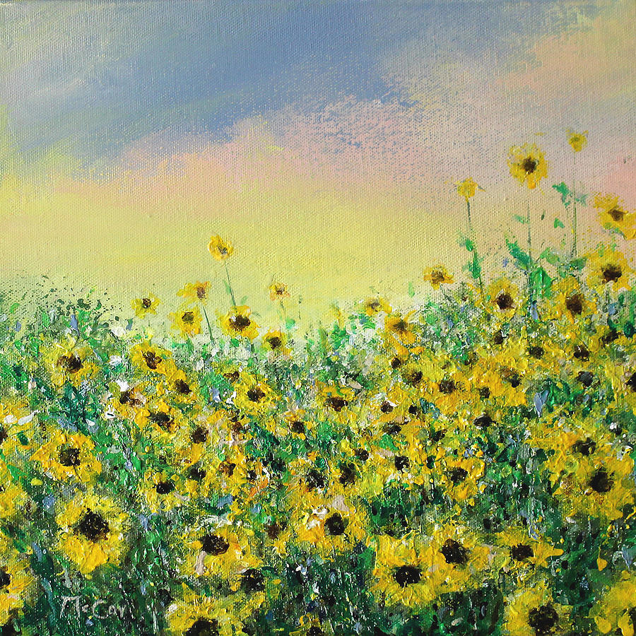 Sunflowers Painting by K McCoy