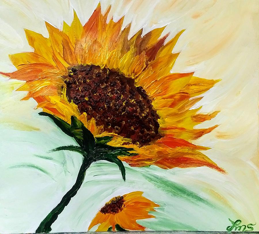 Sunflowers Painting by Lynne McQueen