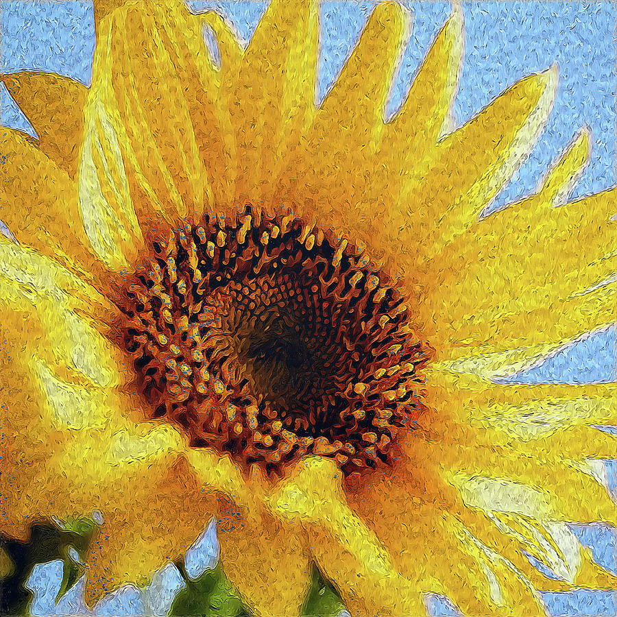 Sunflowers Paradise - 03 Painting by AM FineArtPrints