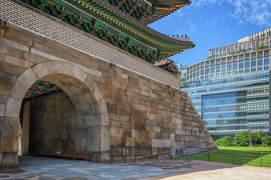Brick Photograph - Sungnyemun Gate by Rick Berk