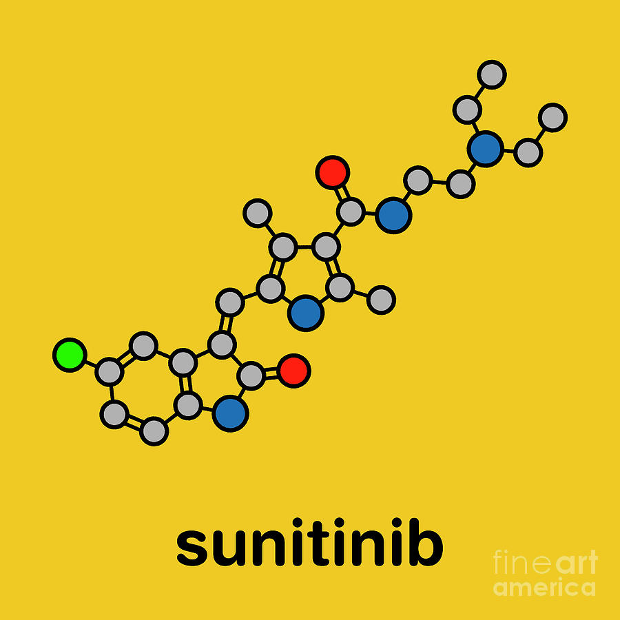 Sunitinib Photograph - Sunitinib Cancer Drug by Molekuul/science Photo Library