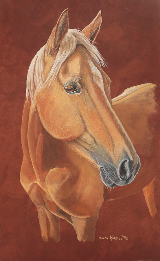 Horse Painting - Sunkist Horse by Eileen Herb-witte