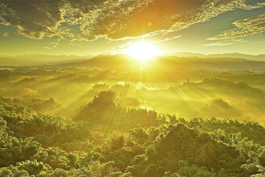 Sunlight Beam Bursting In Erliao by Sunrise@dawn Photography