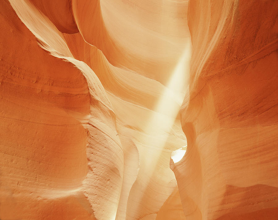 Sunlight In Antelope Canyon, Arizona Photograph by Robert Glusic