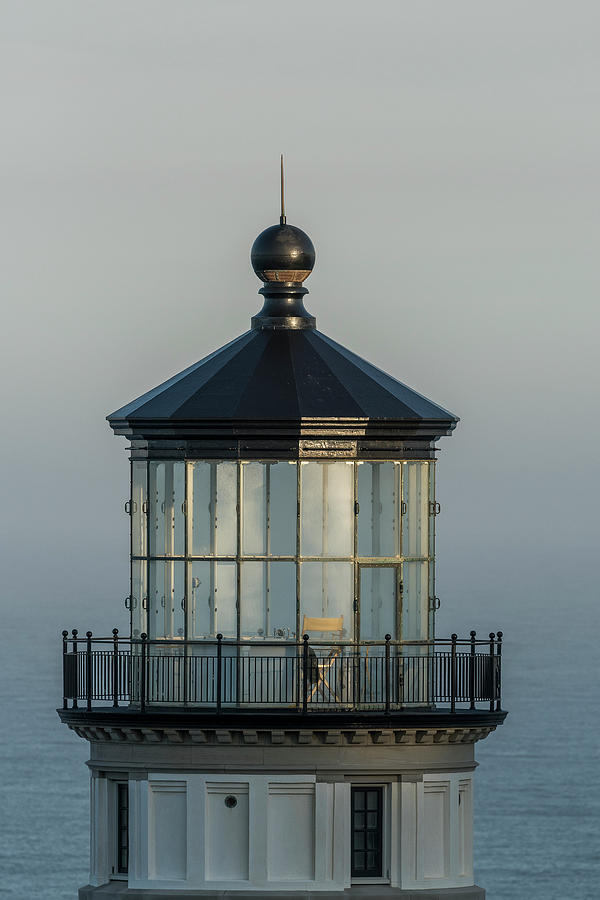 Sunlight on the Lighthouse Photograph by Robert Potts