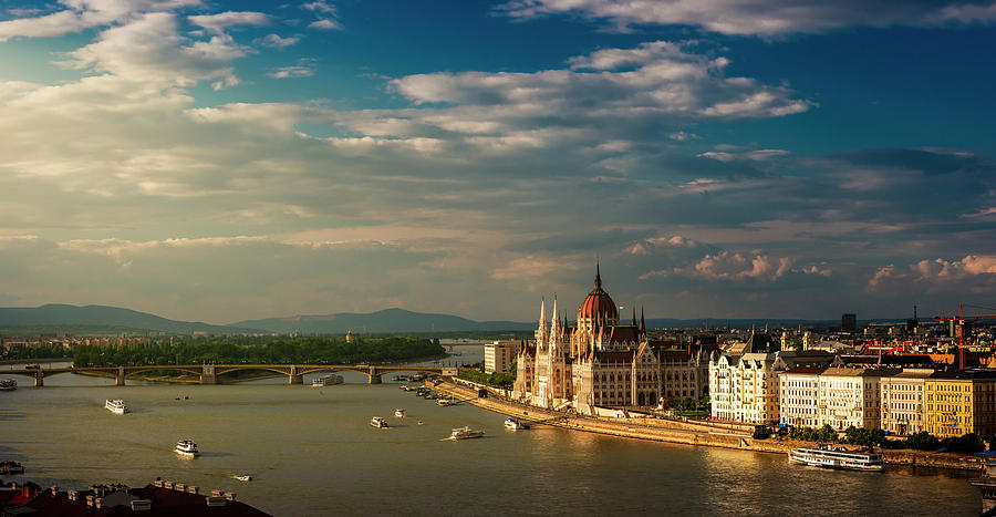 Sunlit Budapest Photograph by Rob Amend