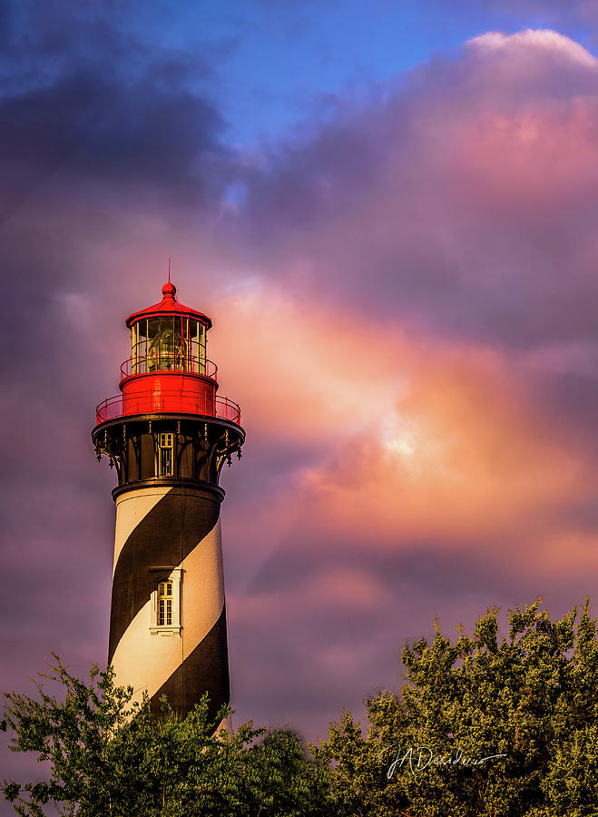 Sunlit Lighthouse Photograph by Joseph Desiderio