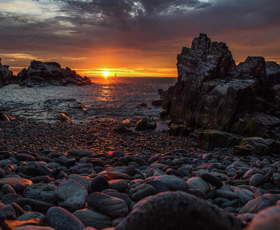 Sunlit Rocks Photograph by Paul Noble