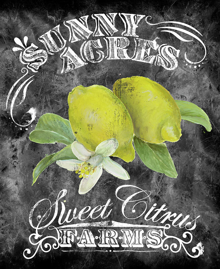 Fruit Mixed Media - Sunny Acres by Art Licensing Studio