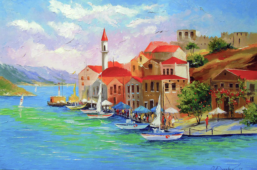 Sunny coast Painting by Olha Darchuk - Fine Art America