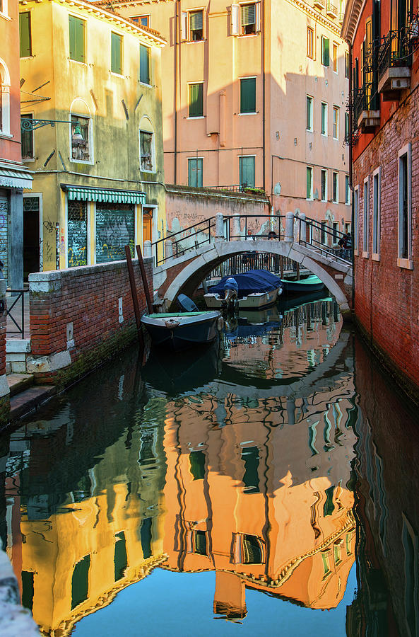 Sunny day at Venice Photograph by Jaroslaw Blaminsky