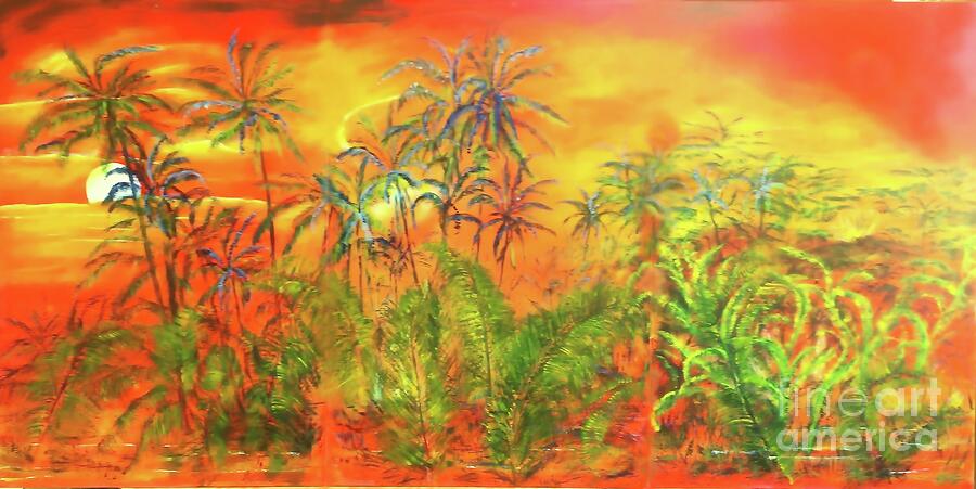 Sunny Day Painting by Michael Silbaugh