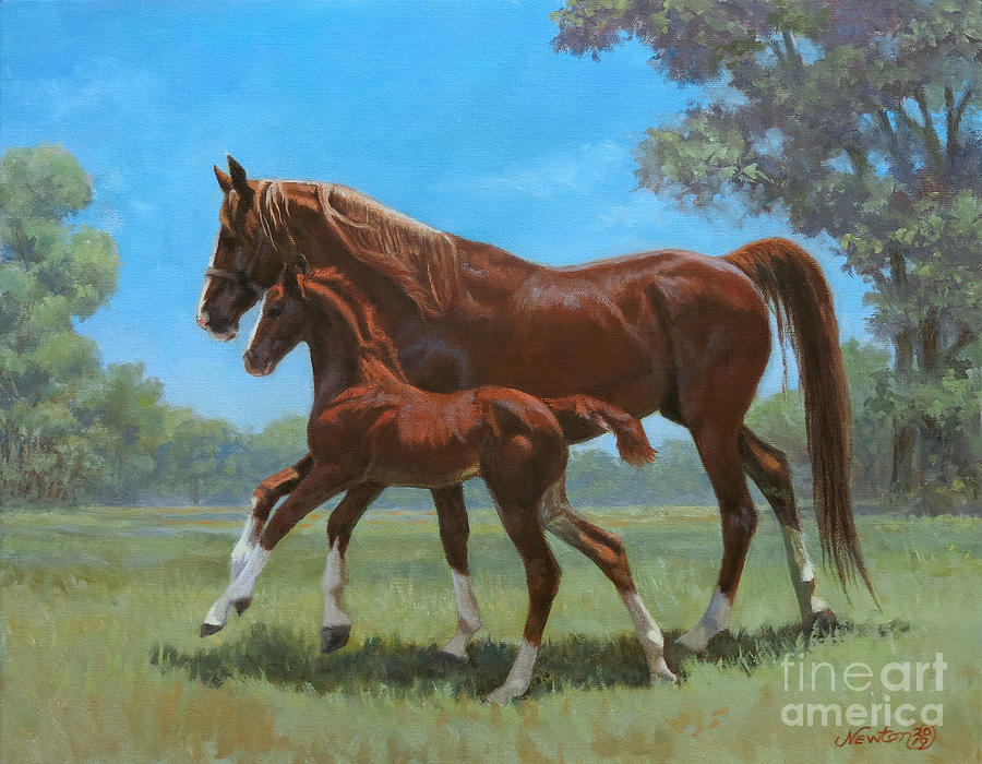 Sunny Days Painting by Jeanne Newton Schoborg