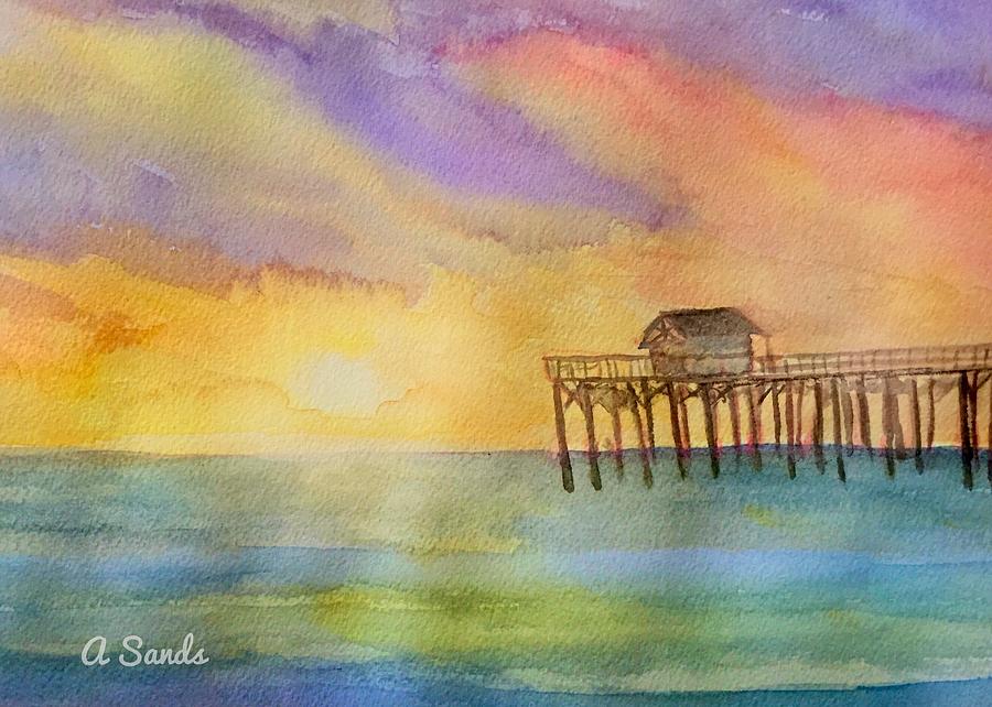 Sunny Florida Painting by Anne Sands