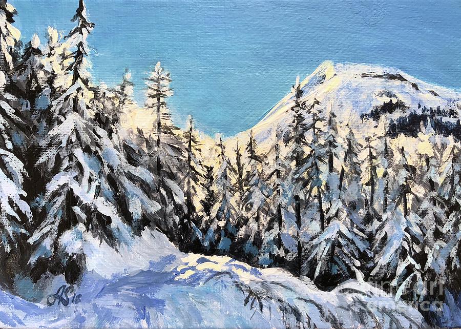 Sunny mountains Painting by Anna Starkova - Fine Art America