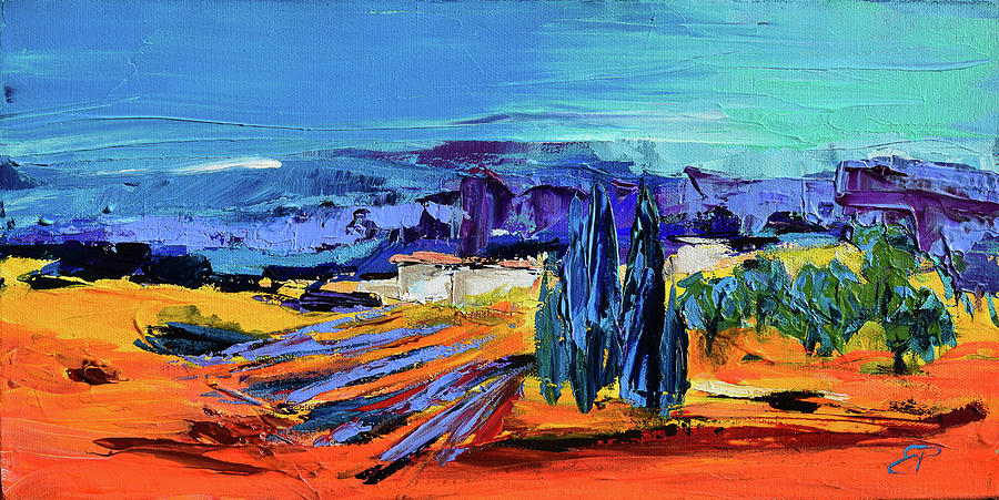 Sunny Provence Painting by Elise Palmigiani