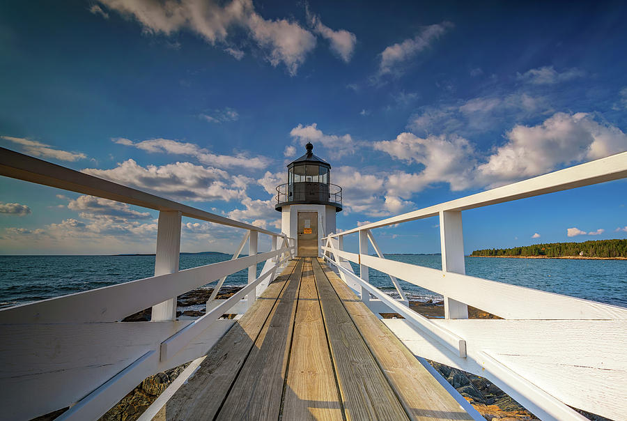 Forrest Gump Photograph - Sunny Skies at Marshall Point by Rick Berk