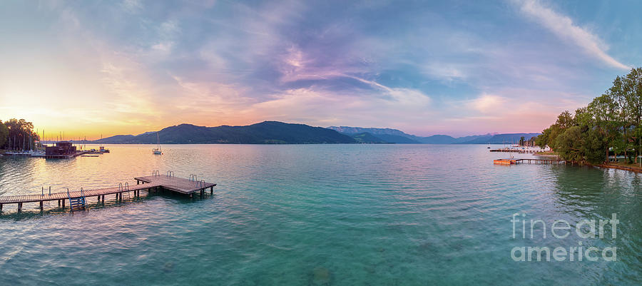 Sunrise @ Attersee Photograph