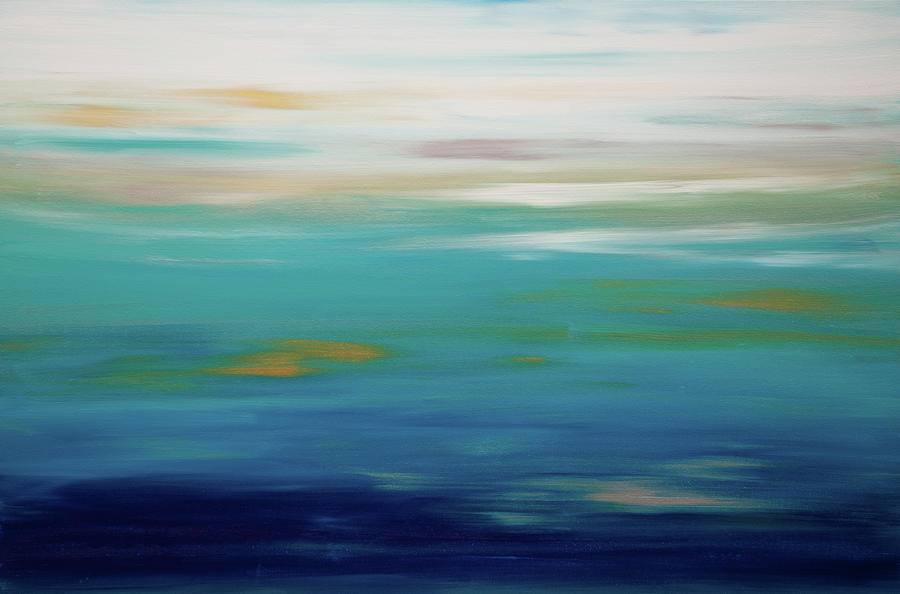 Abstract Painting - Sunrise 32 by Hilary Winfield