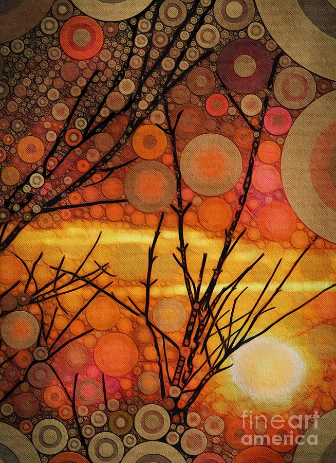 Sunrise Abstract  Digital Art by Diana Rajala