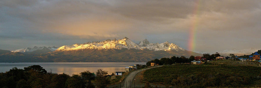 Sunrise Across Beagle Channel, Patagonia Photograph by Mark Duehmig