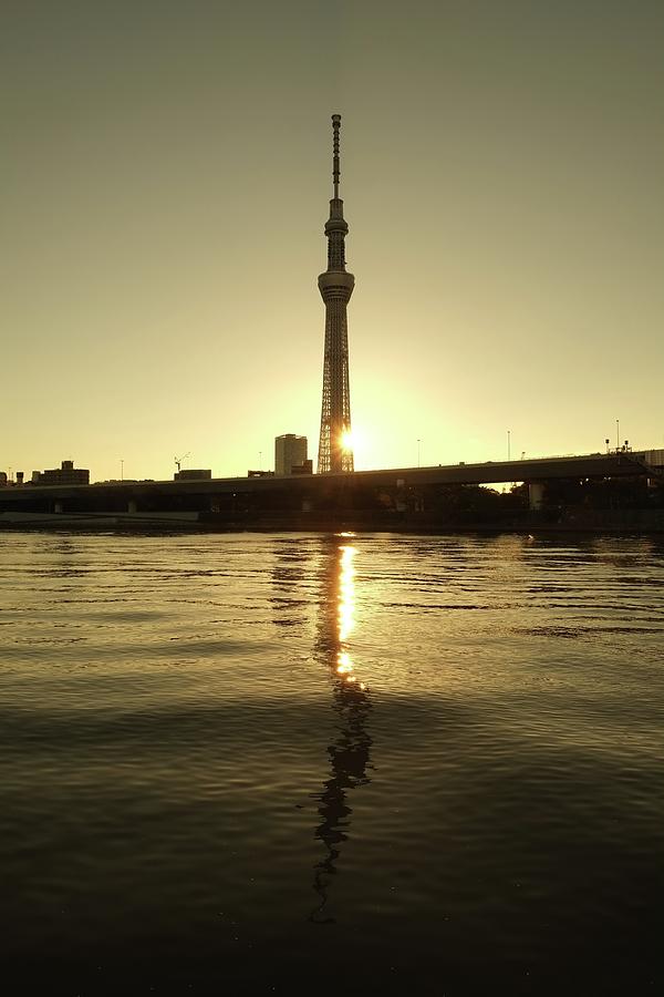 Sunrise And Skytree Photograph by Y.zengame Sunrise And Skytree Photograph by Y.zengame