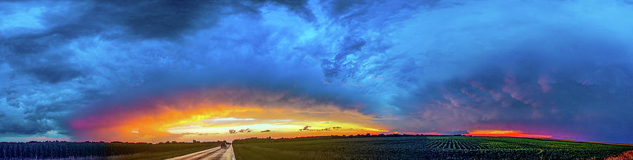 Sunrise and Storm 006 Photograph by NebraskaSC