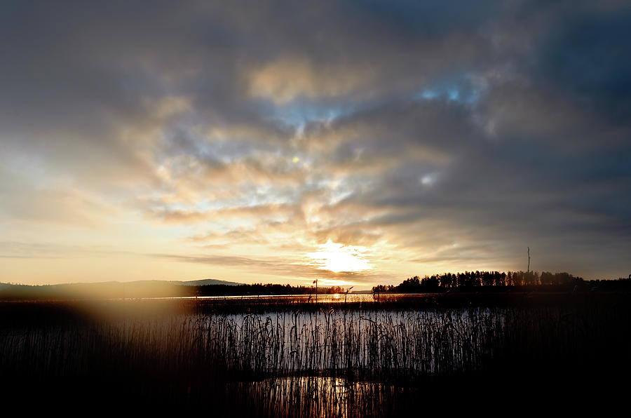 Sunrise At A Lake Photograph by Aleksi Suuronen